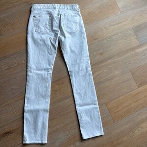 7 For All Mankind 29 Kimmie straight bright white denim jeans